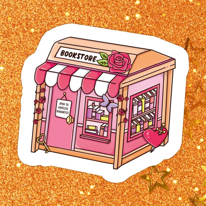 Bookish Smut Romance Books Book Waterproof Vinyl Sticker for wholesale by Stickers+ X Ashley Bexar