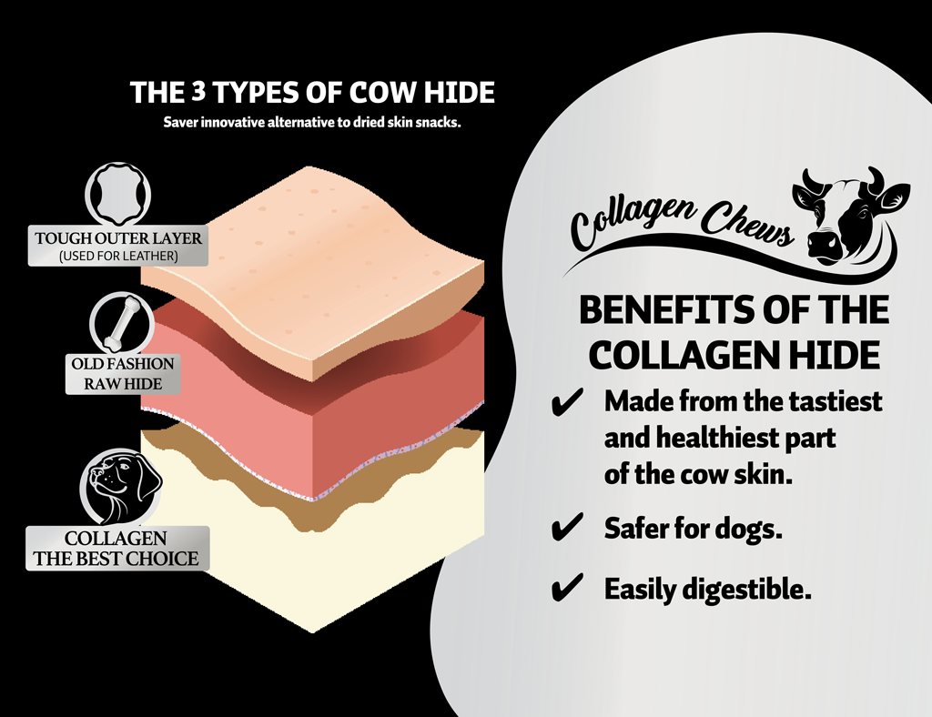 Hofman Animal Care - Vente Friandises – chien - Bâtonnets à mâcher au collagène saveur saumon Luna's Choice - Taille S3