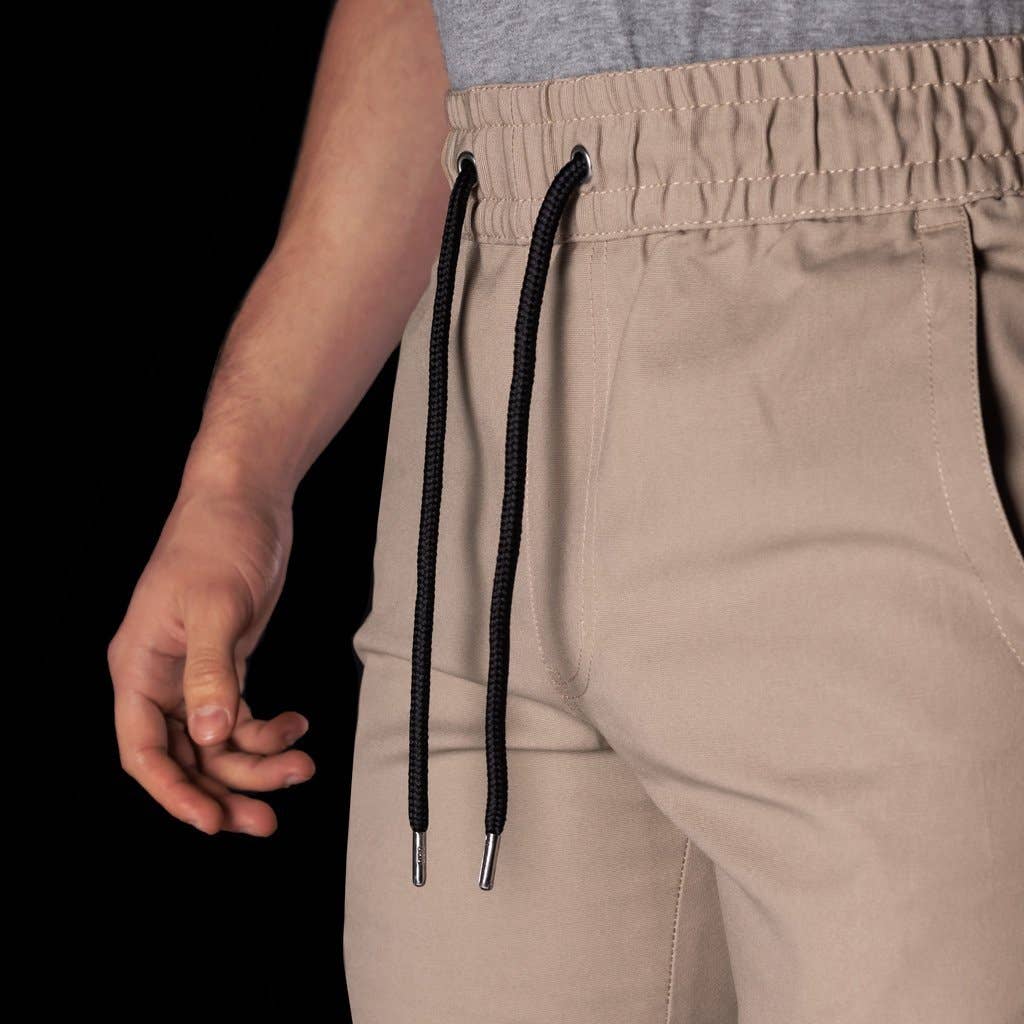 BAD WORKWEAR - Wholesale Pants - Men's - BAD 247™ SLIM FIT CUFFED ELASTIC WAIST CHINO WORK PANTS5