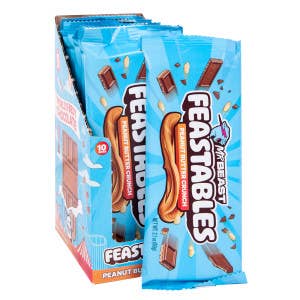 L&F Universal Goods - Wholesale Chocolate Bar - Mr. Beast Feastables Peanut Butter Crunch Bar 10/2.1OZ0