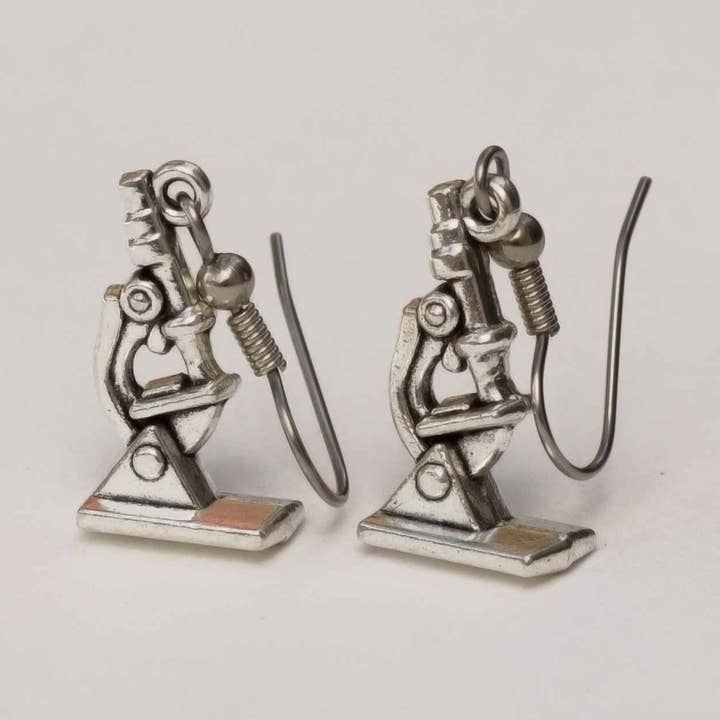 Boucles d'oreilles microscope pour la vente par Boutique Academia