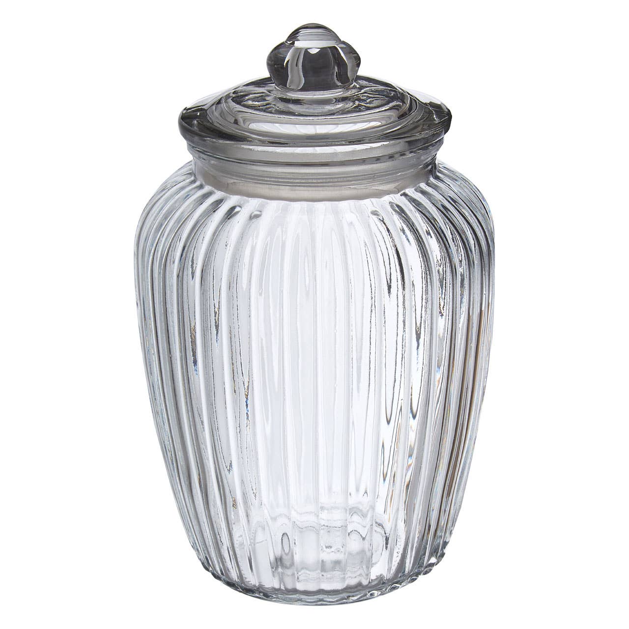 Interiors by Premier – wholesale Jar – Vintage Design Glass Storage Jar - 2280ml1