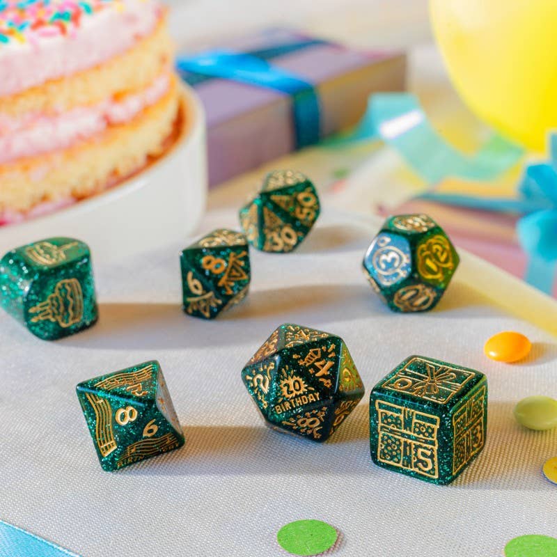 Cardshouse - Wholesale Dice - Happy Birthday Dice Set: Balloons Q-WORKSHOP3