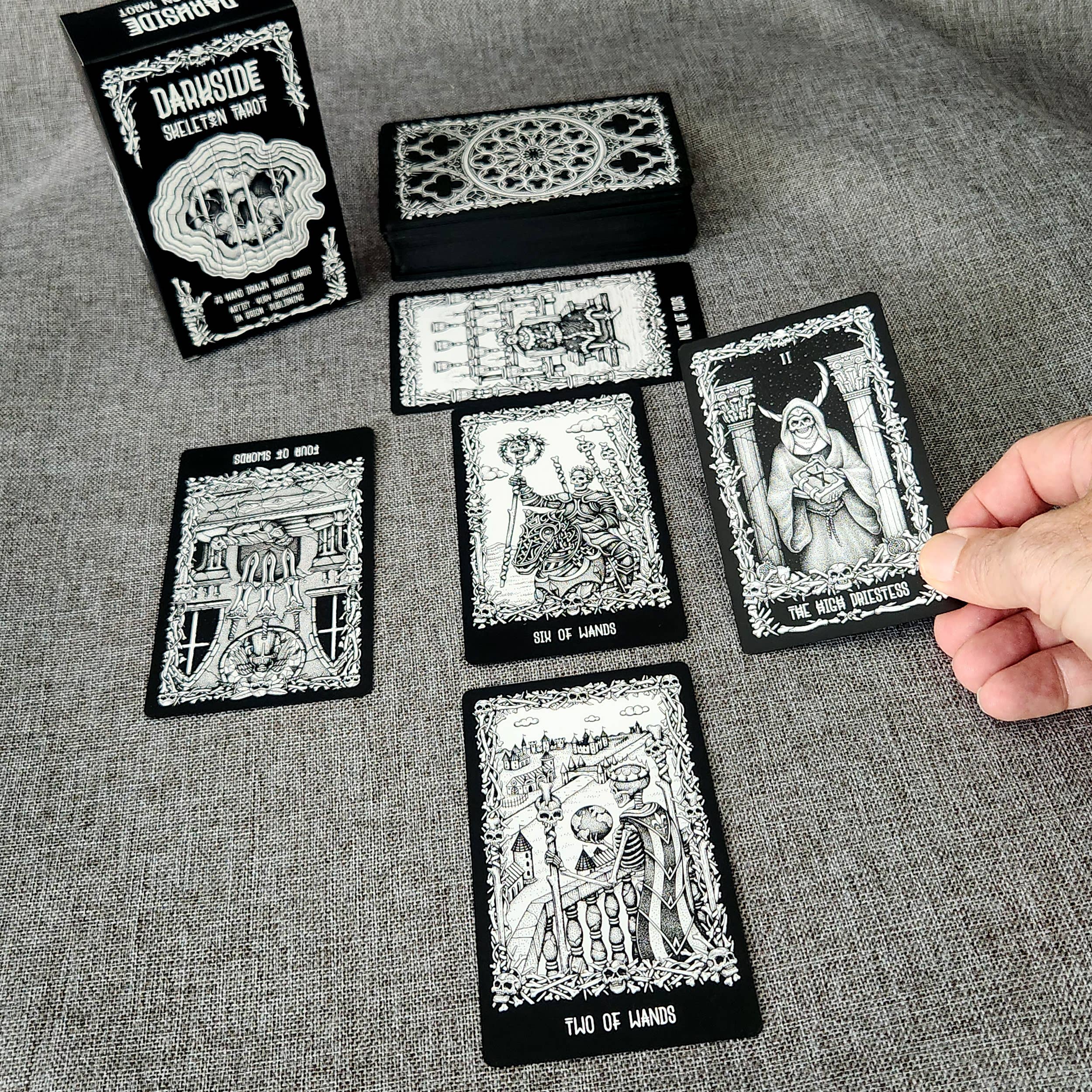 Da Brigh Tarot - Wholesale Tarotkaarten - Darkside Skeleton tarotkaarten deck6