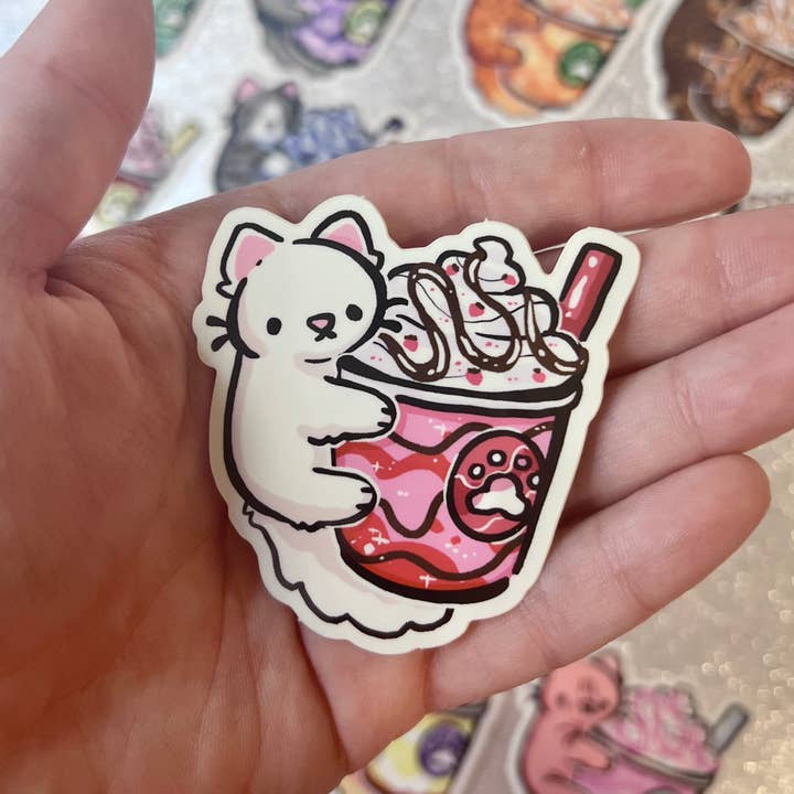 Woolblossom - Wholesale Sticker - Kitty Frappe ~ Stickers9