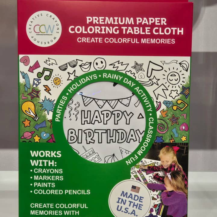 Creative Crayons Workshop - Wholesale Coloring Tablecloth - Kids & Baby - Birthday Party Coloring Tablecloth | Kids Activity2