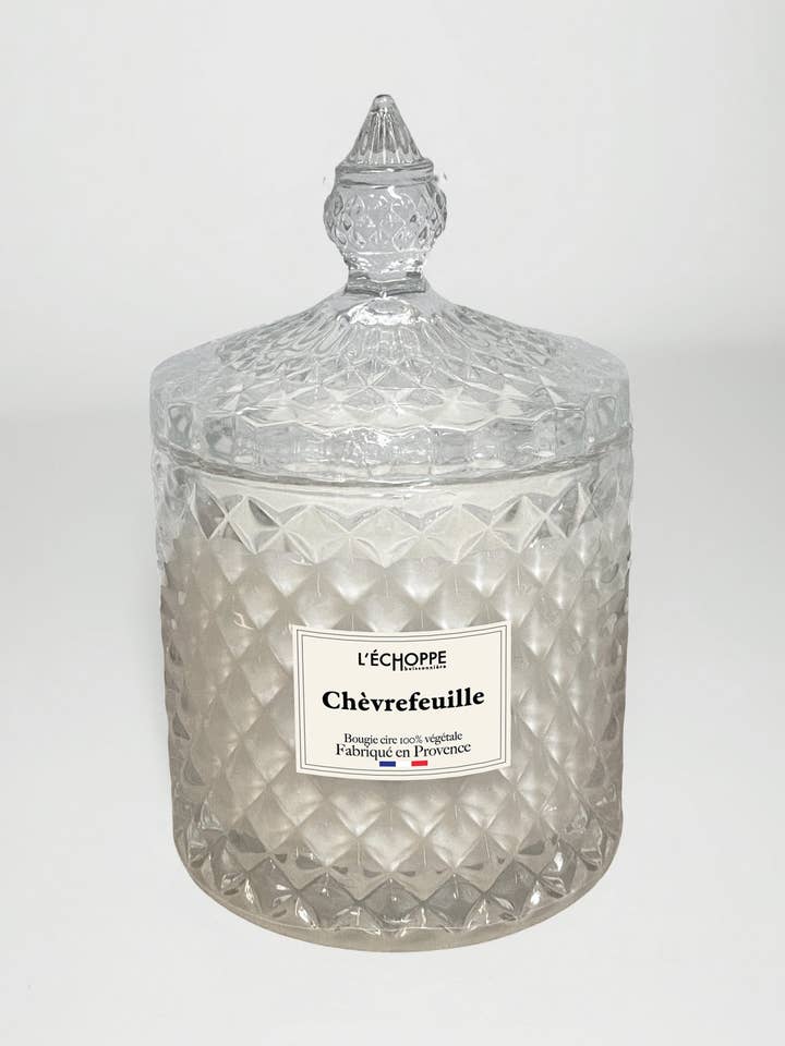 Honeysuckle - Scented Candle 200g for wholesale by L'Échoppe Buissonnière