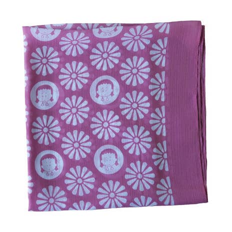 Rosa blommig halsduk för wholesale av Angry Little Girls