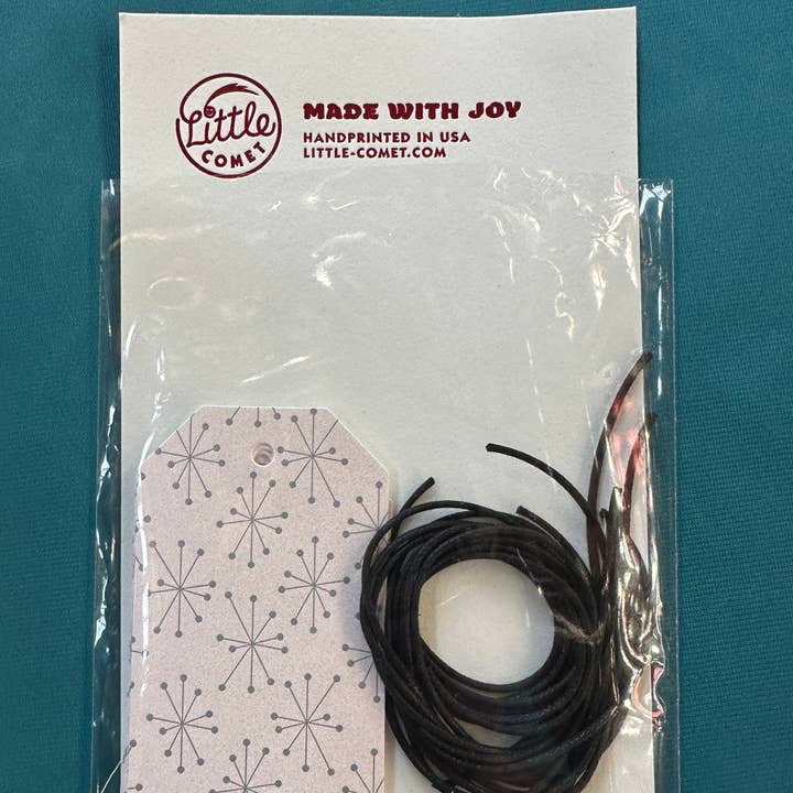 Atomic Letterpress Gift Tags for wholesale by Little Comet