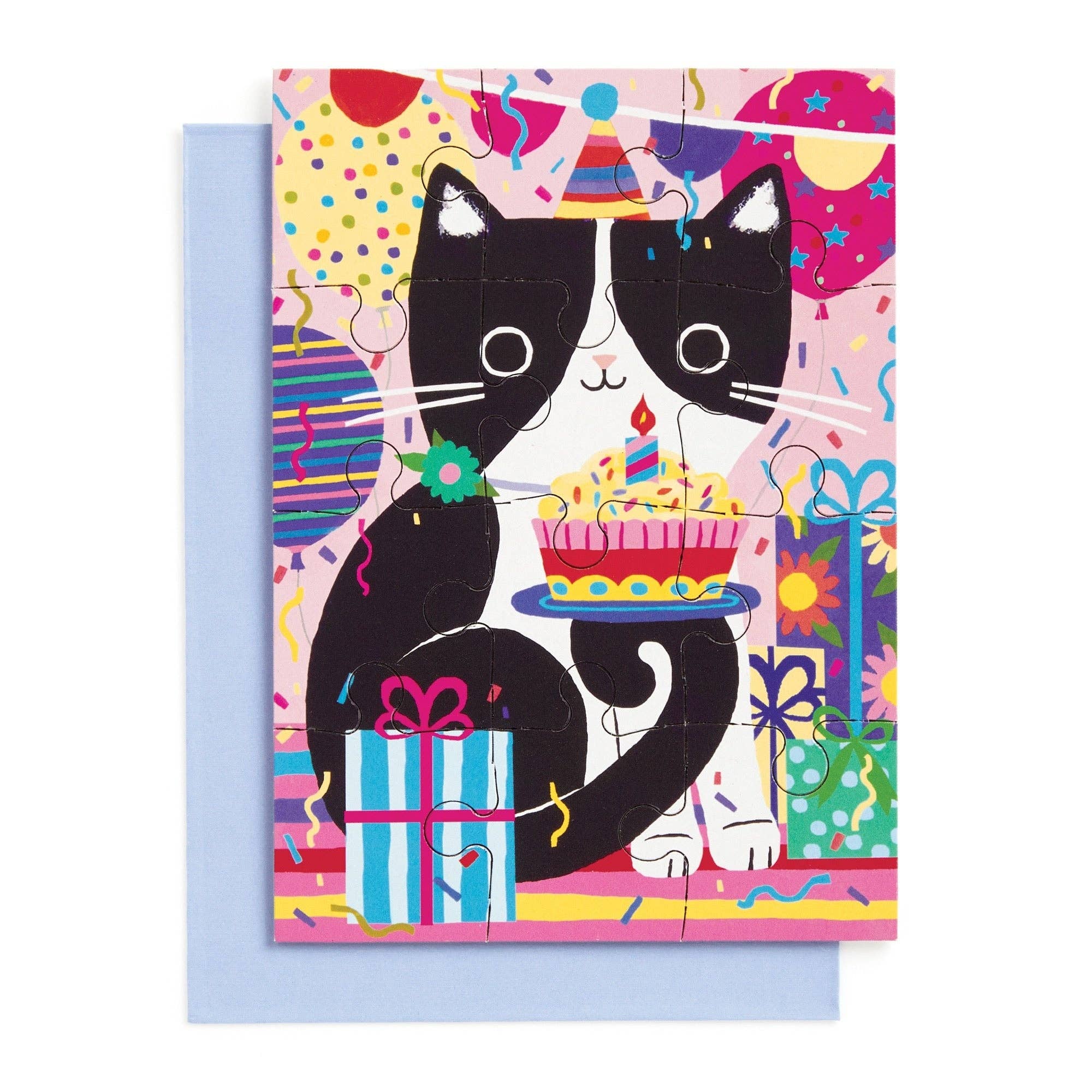 Chronicle Books - Wholesale Birthday Card - Purr-fect Cat Birthday Greeting Card Puzzle3