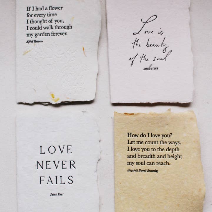 farmette - Wholesale Love Card - Love Quote Cards - I