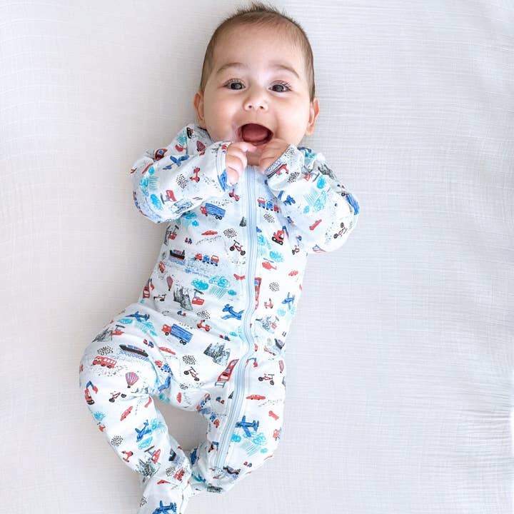 Norani Baby - Wholesale Bodysuit (Footed) - Baby - Organic Footie - Transportation