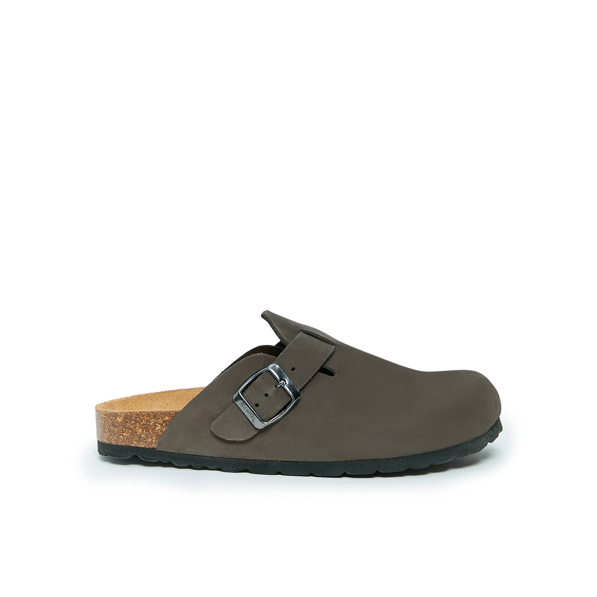 Mandél - Vente Mules – femme - Mules NOE en cuir nubuck gris - Art.MI10770