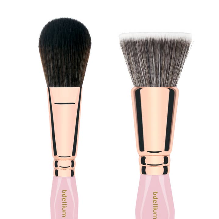 Bdellium Tools - Wholesale Makeup Brush Set - PINK GOLDEN TRIANGLE FACE SET