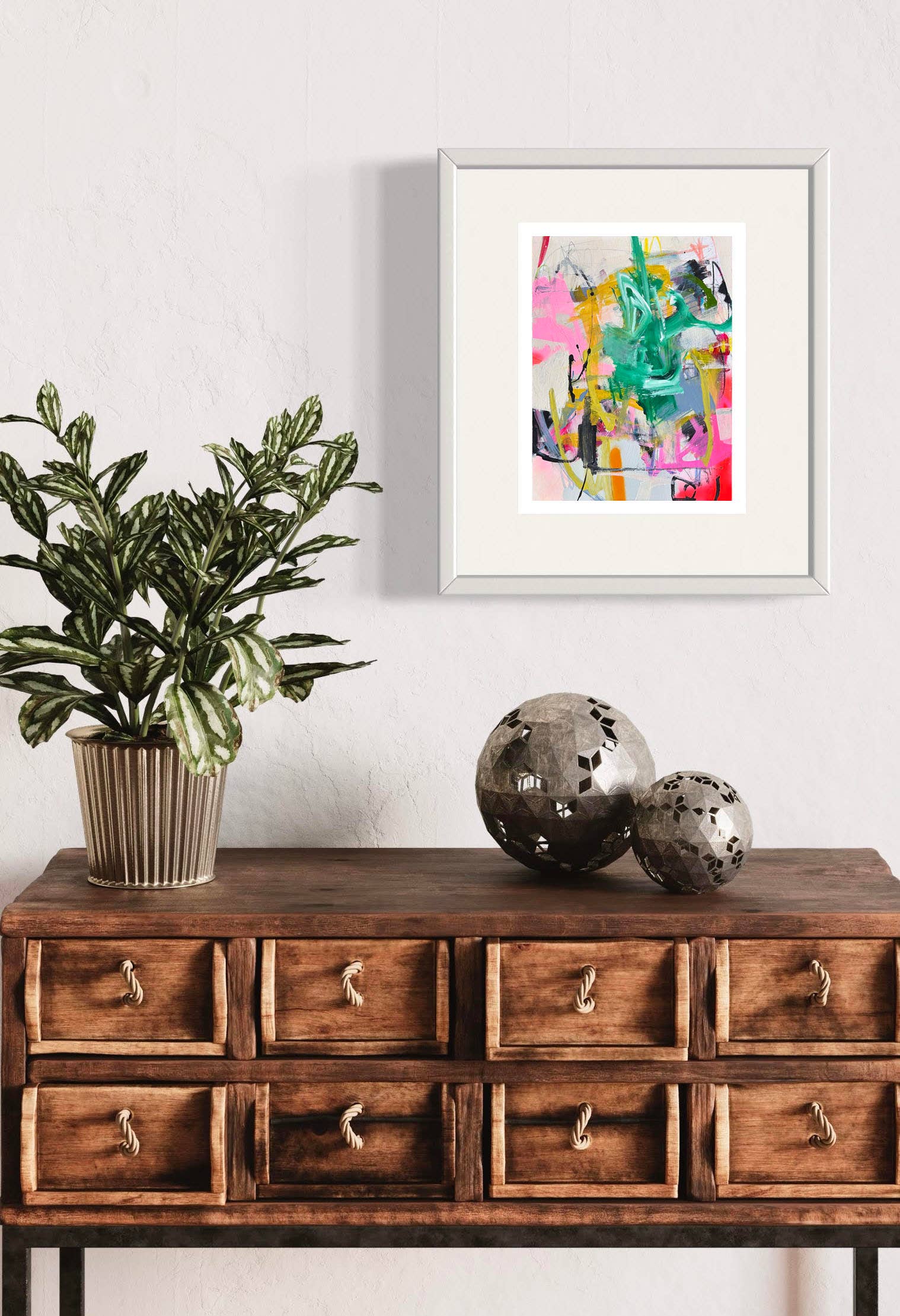 Valerie Dumas Art - Wholesale Art Print - Birdie Abstract Art Print1