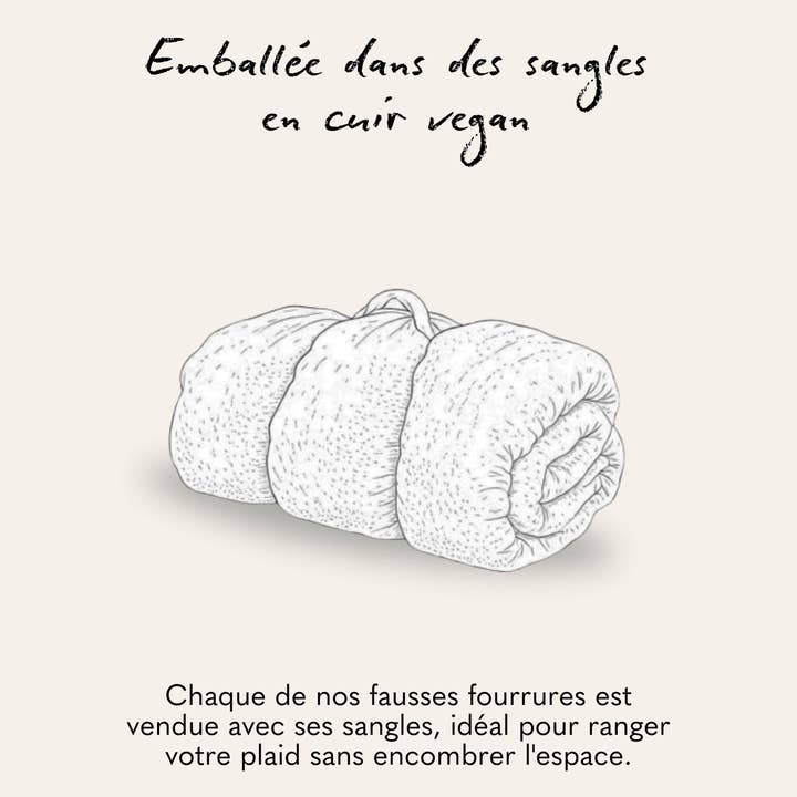 REMOVED BRAND – wholesale Throw blanket – Beige Polar Bear Faux Fur Throw4