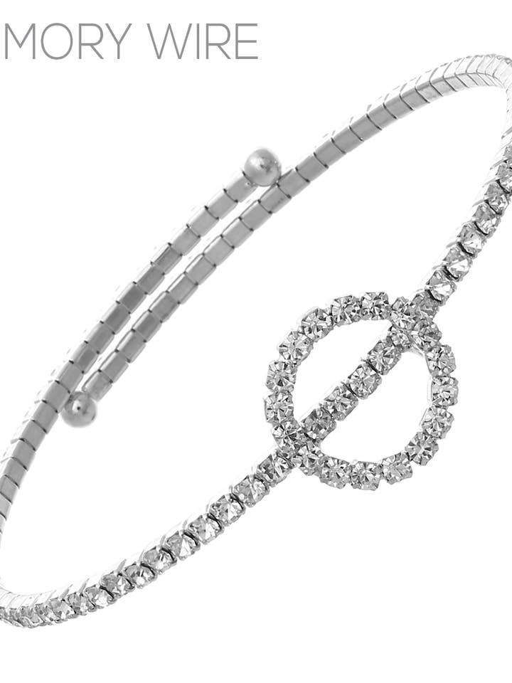 Zilveren armband met strass voor wholesale door Accessorize Me