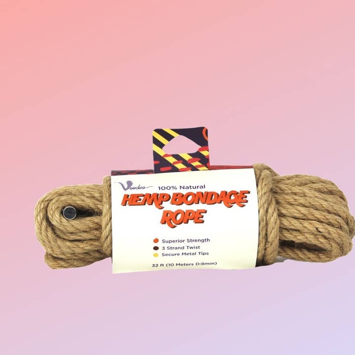 Voodoo - Vendita all'ingrosso Sex toy - Corda per bondage in canapa naturale Voodoo | 5 m e 10 m