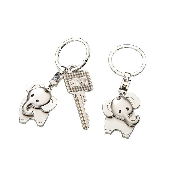 Metal key.funny elephant VE 20 for wholesale by Gilde Handwerk Macrander GmbH & Co. KG