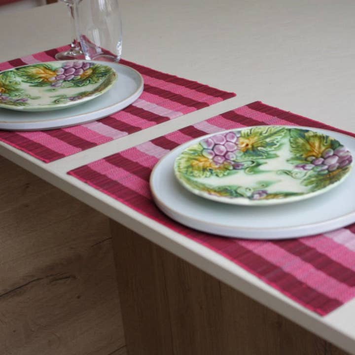 Dame Pach Bangkok – wholesale Tableware set – Lipe Bamboo Table Set – Artisanal & Ethical1