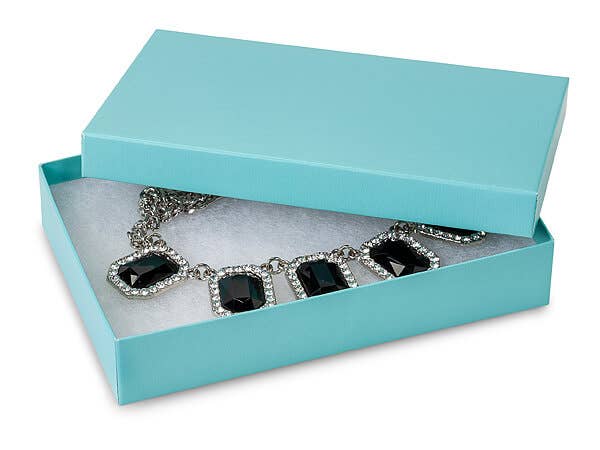 Aqua Blue Jewelry Gift Boxes for wholesale on Faire4