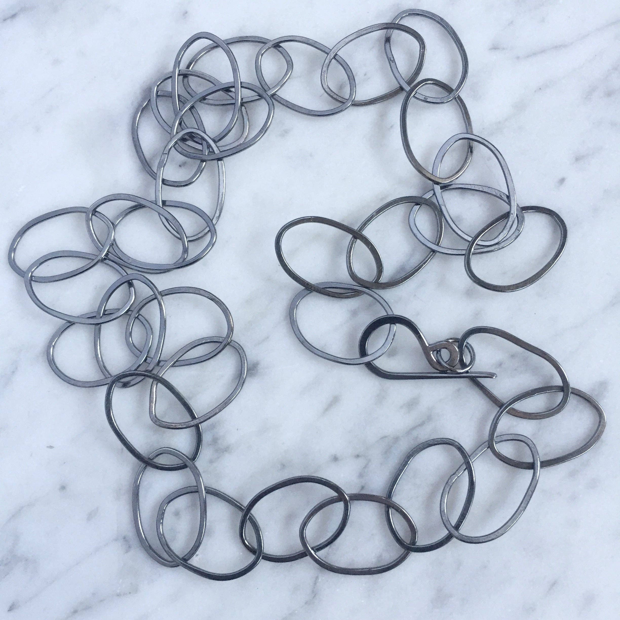 Shepherd’s Run Jewelry - Wholesale Link & Chain Necklace - Organic Oval Handmade Chain Necklace5