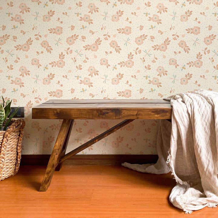 Fallon Wallpaper by House of Haricot for wholesale by Loomwell Home Goods