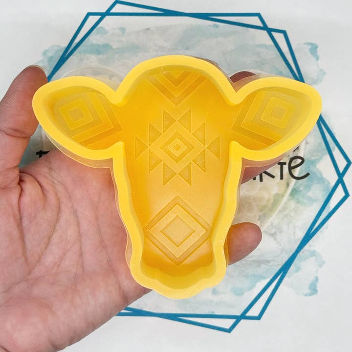 Moule de Freshie Vache Aztèque pour la vente par The Freshie Junkie, LLC