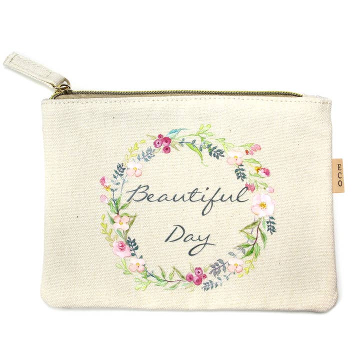 Fashion City - Wholesale Pouch - Women's - Multi Print Cotton Canvas Eco Pouch Bags