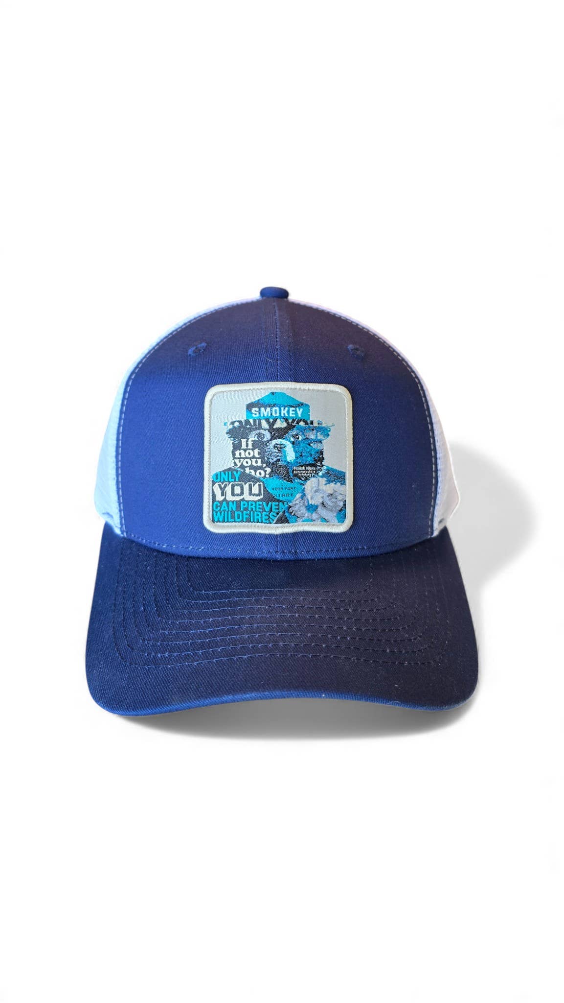 PNW Apparel - Wholesale Trucker Hat - Unisex - Smokey the Bear Snapback Trucker Hat w/ Patch0