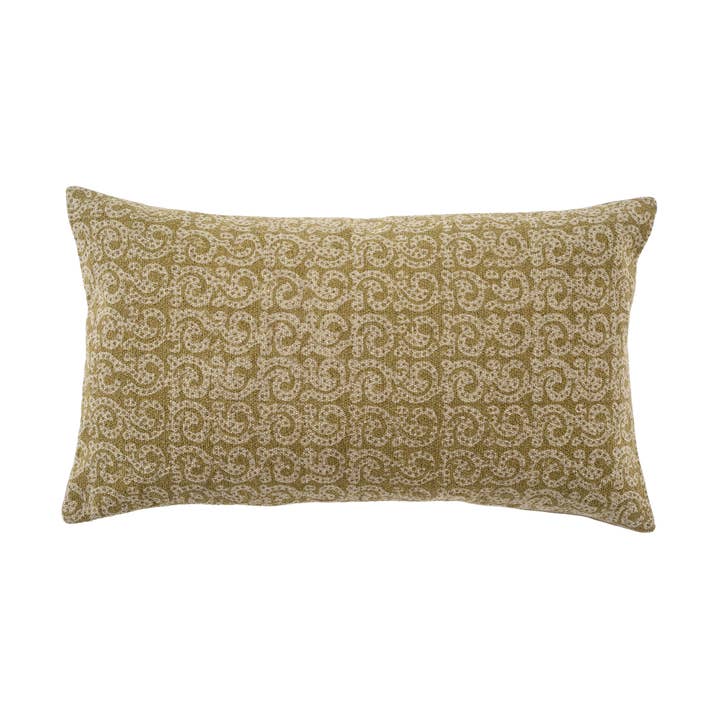 21x12 Plumeria Linen Pillow for wholesale by Indaba Trading