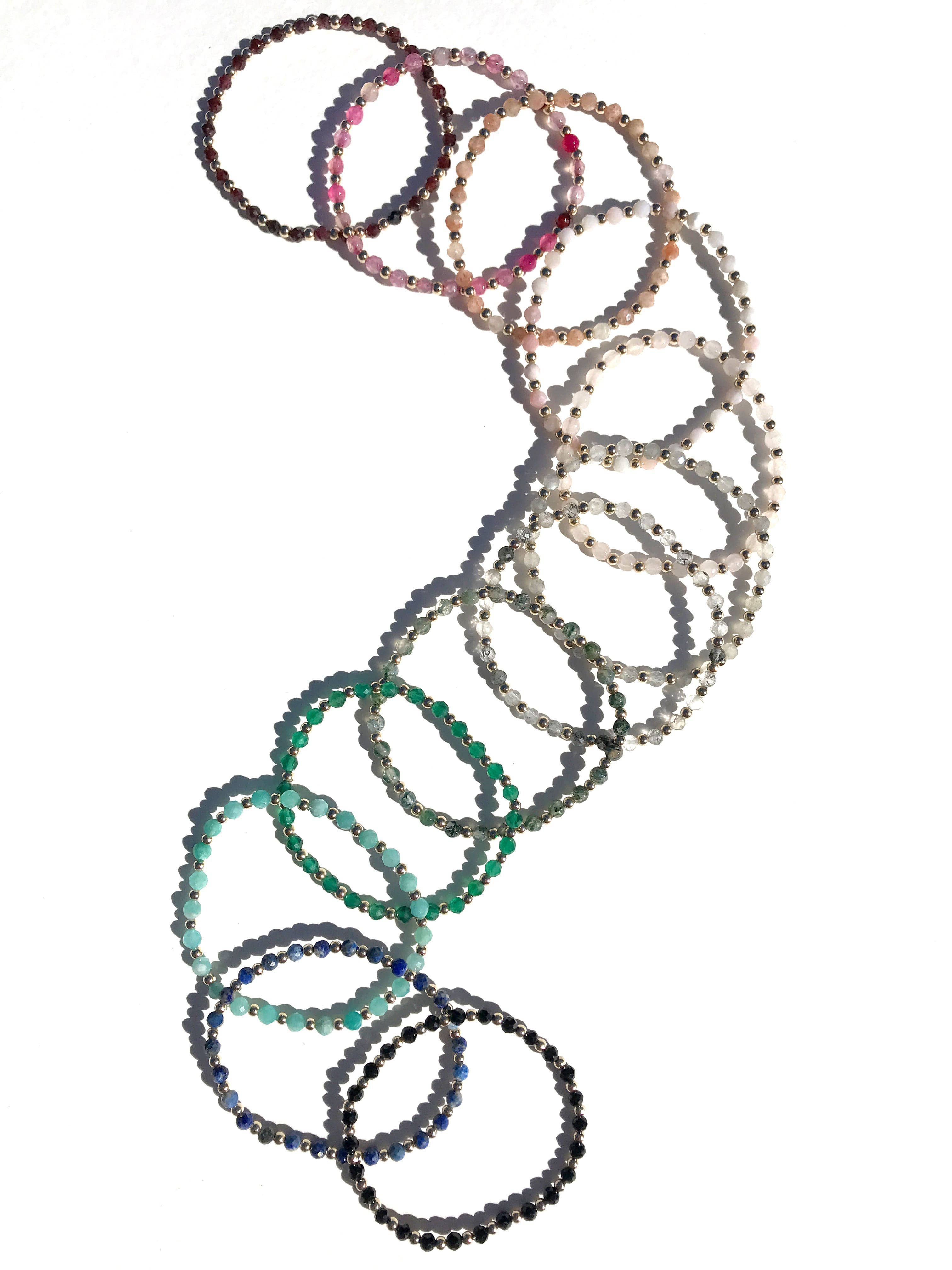 Kaylie Dawn Jewelry - Wholesale Beaded Bracelet - Elley Stretchy Stackable Gemstone Bracelet, Handmade in USA8