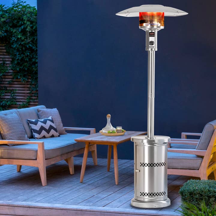 SHINERICH - Wholesale Heat Lamp - Heatmaxx 48,000 BTU Gas Patio Heater Stainless Steel