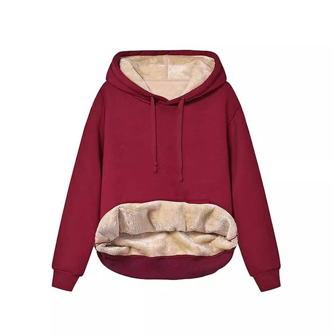 Marayn - Wholesale Hoodie - Women's - Cozy Winter Womens Fleece Hoodie Jacket Bestseller1