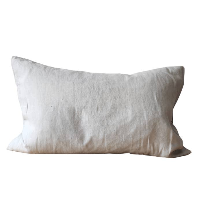 STONEWASHED LINNEN RECHTHOEKIG KUSSENHOES | 35*55 | Mist voor wholesale door BEHR & CO.