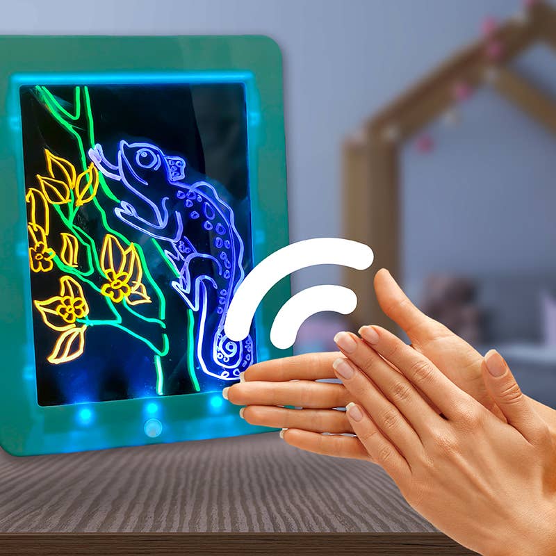 Flipo Group, Ltd. - Vente Planche à dessin – enfant et bébé - Tableau à dessin lumineux Disco Scribble avec activation sonore13