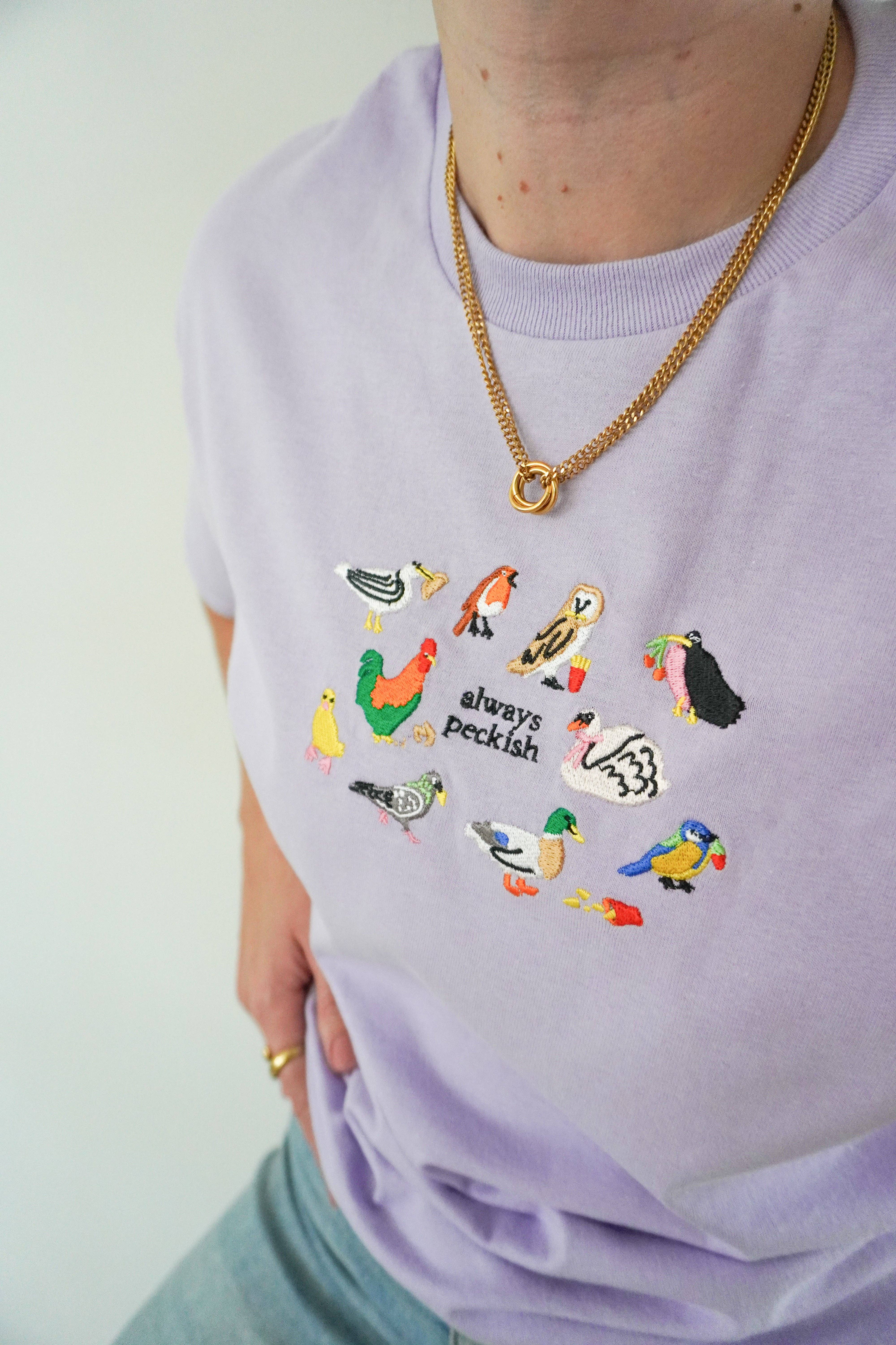 Limpet Store - Wholesale T-Shirt - Women's - Always Peckish Embroidered T-Shirt4