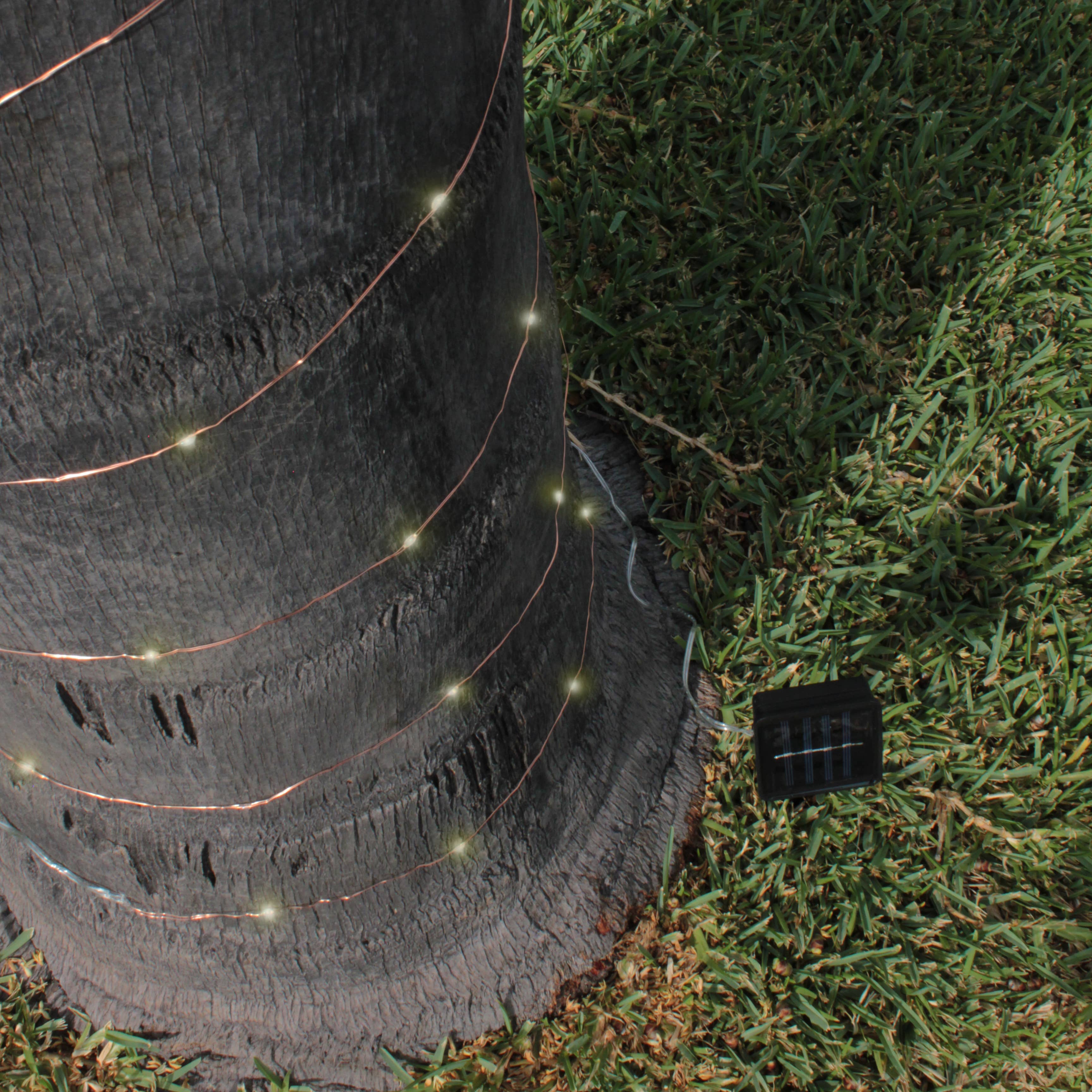 Warm White 200 LED Solar Copper Wire Multifunction Fairy Lights - WW for wholesale on Faire7