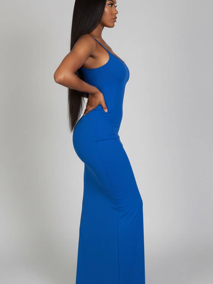 CAPELLA APPAREL - Wholesale Dress - Women's - Ribbed Mermaid Hem Cami Dress22