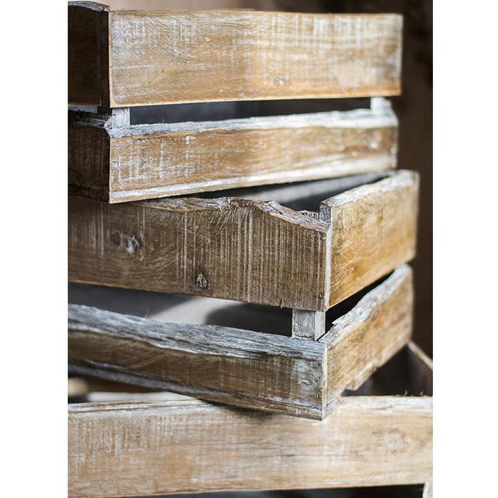 Rustic Reach - Wholesale Planter Box - Rectangular Solid Wood Crates