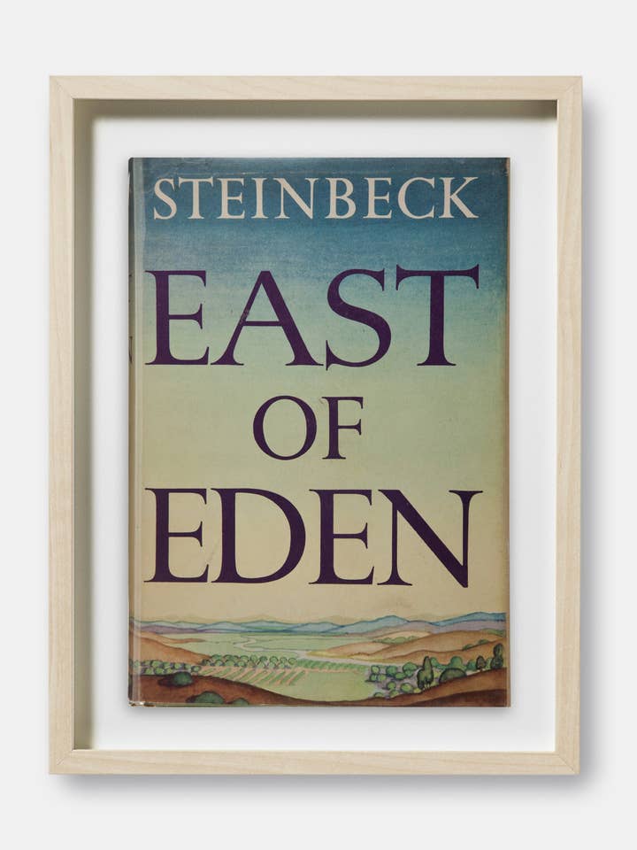 Impression de couverture de livre East Of Eden de Steinbeck pour la vente par The Curious Desk