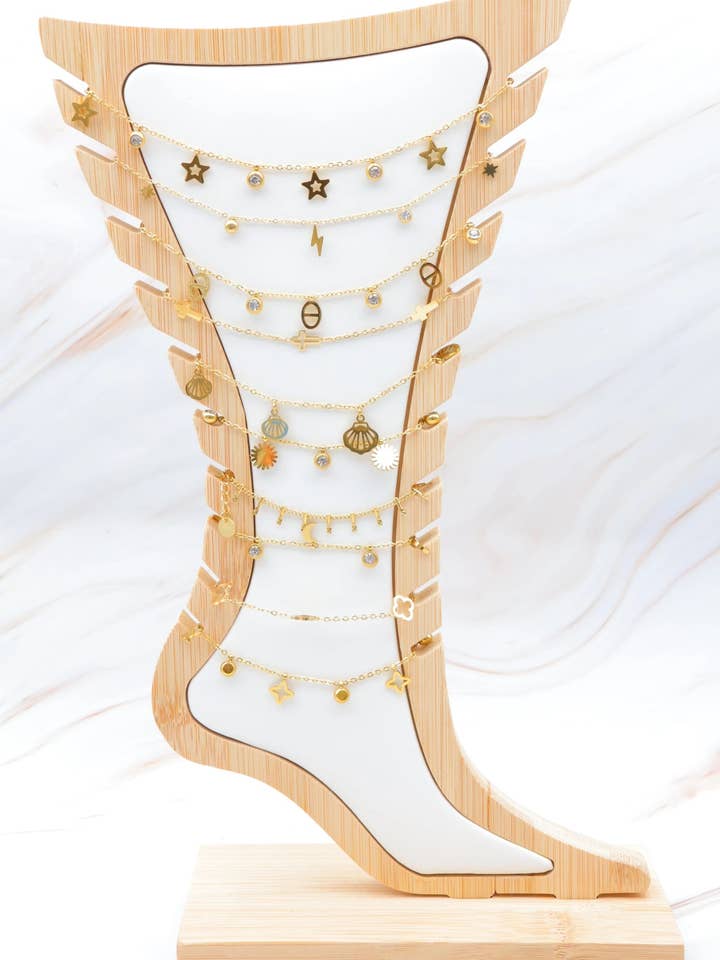 Partijen met presentatierek - PR-CHEVILLE-18 voor wholesale door Bijoux Mystères