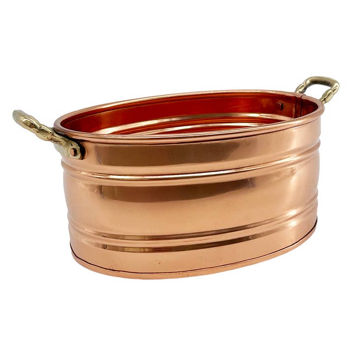 Honey House Naturals - Wholesale Decorative Plate/Dish/Bowl - Copper Pot - Display5