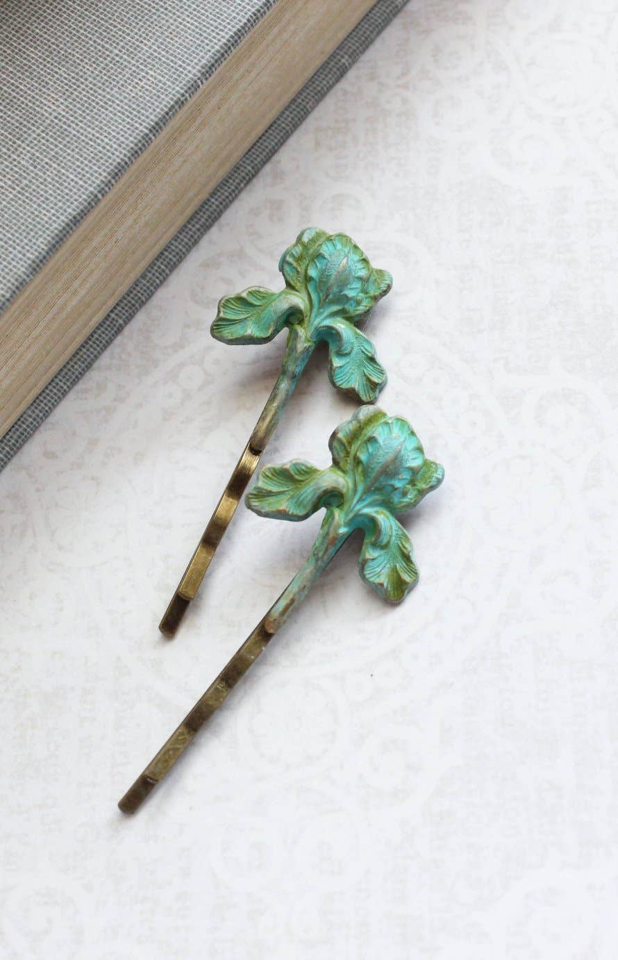 A Pocket of Posies - Wholesale Bobby Pin - Women's - Iris Bobby Pins -  Set of Two Pins0