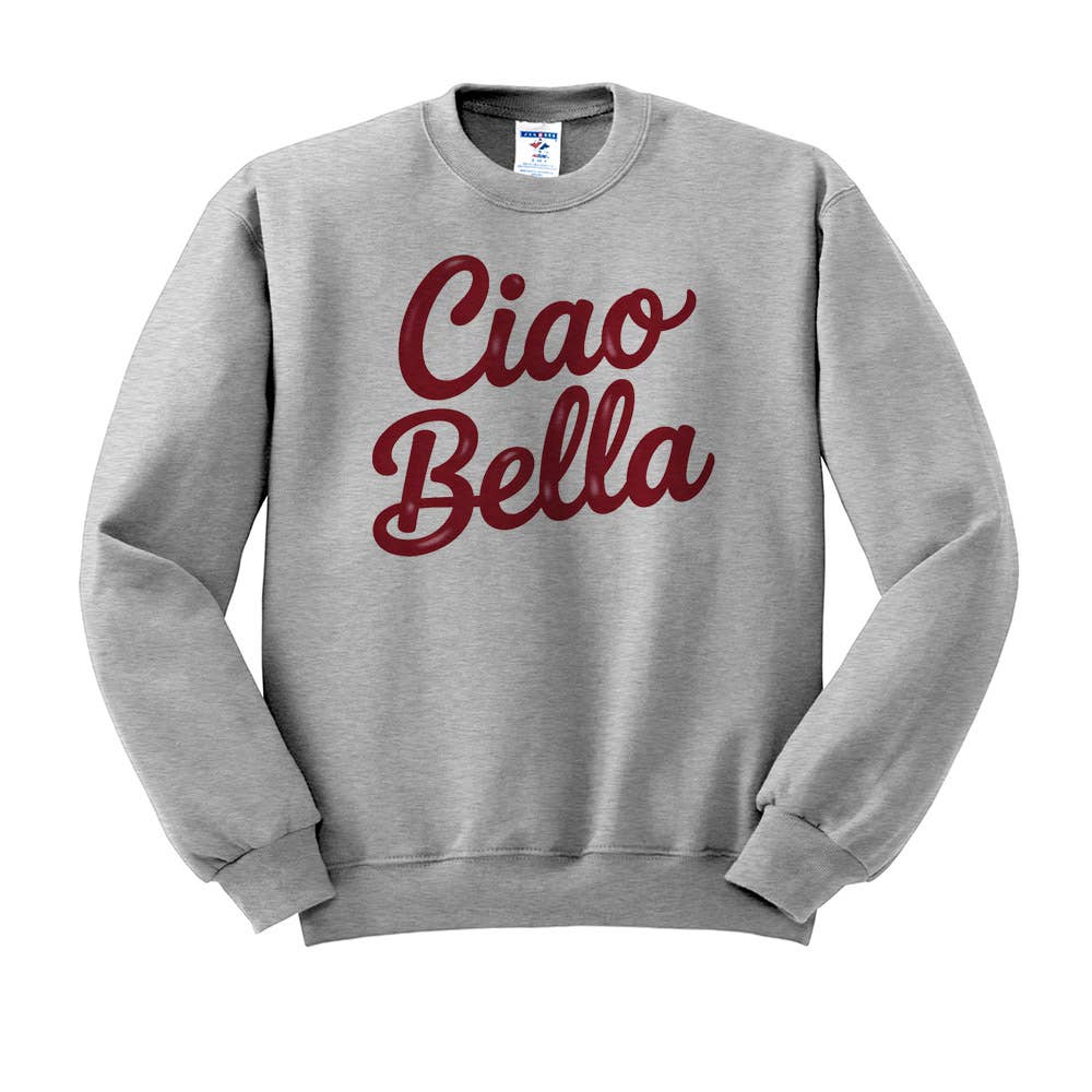 DaisyChainDesignCo - Wholesale Graphic Sweatshirt - Women's - Ciao Bella Crewneck Sweatshirt 2