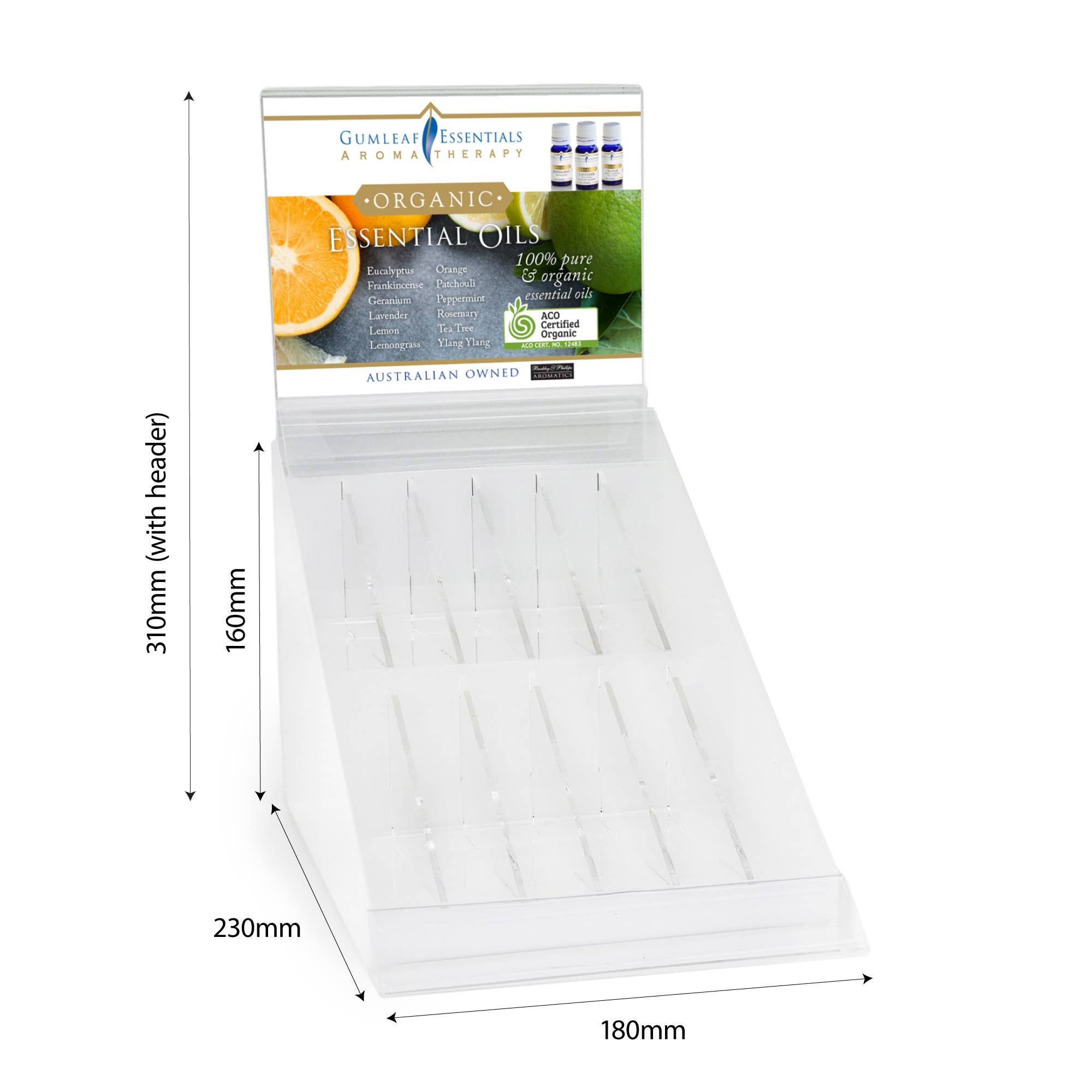 Buckley & Phillips Aromatics - Wholesale Essential Oil - Organic Essential Oils Start-Up Kit (Top 12)1