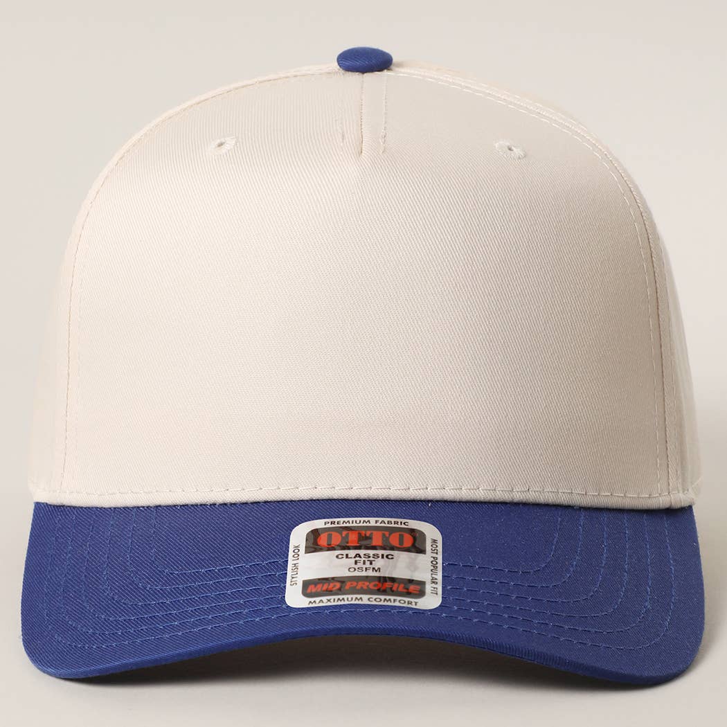 Fashion City - Vendita all'ingrosso Cappellino  da camionista - Unisex - Cappellino Trucker a 5 Pannelli Bicolore con Profilo Medio0