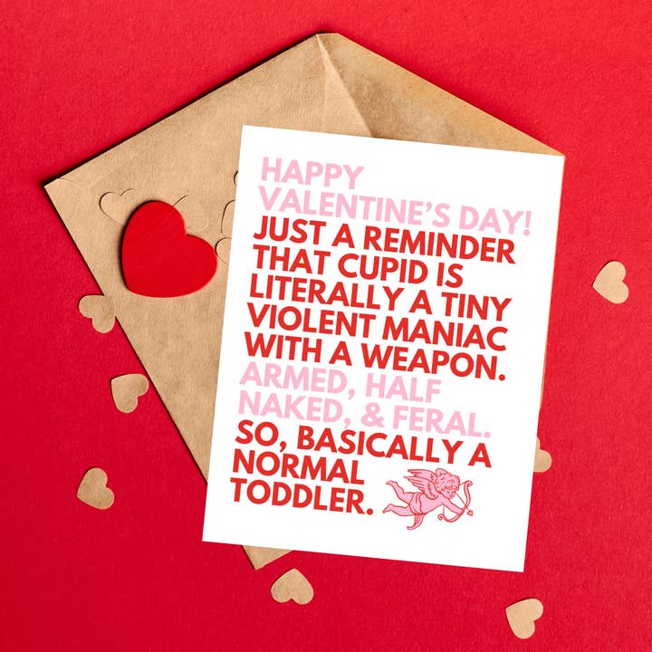 Biglietto di San Valentino Sarcastico per Amiche Regali Divertenti per la vendita all'ingrosso da parte di As Told By Ellie