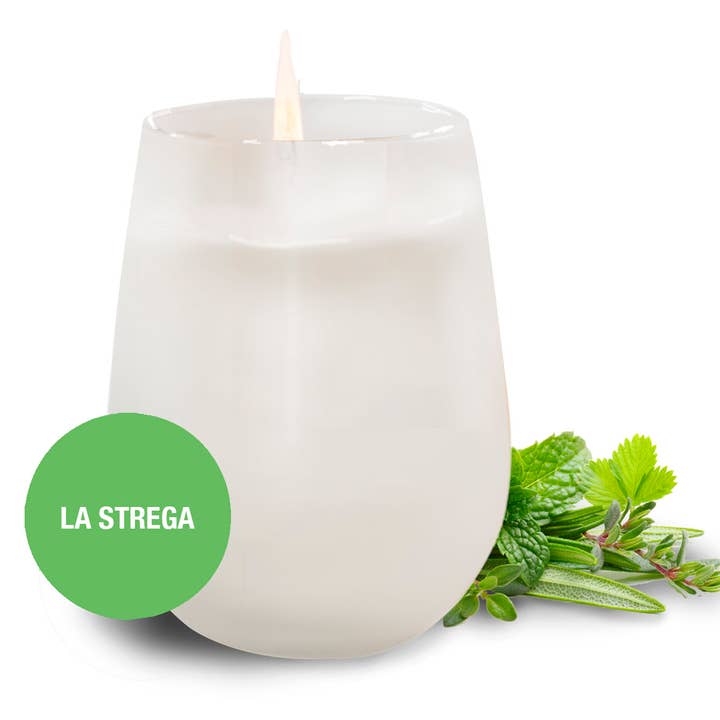 La Strega Signature Candle for wholesale by Saluté by Sempre Beve