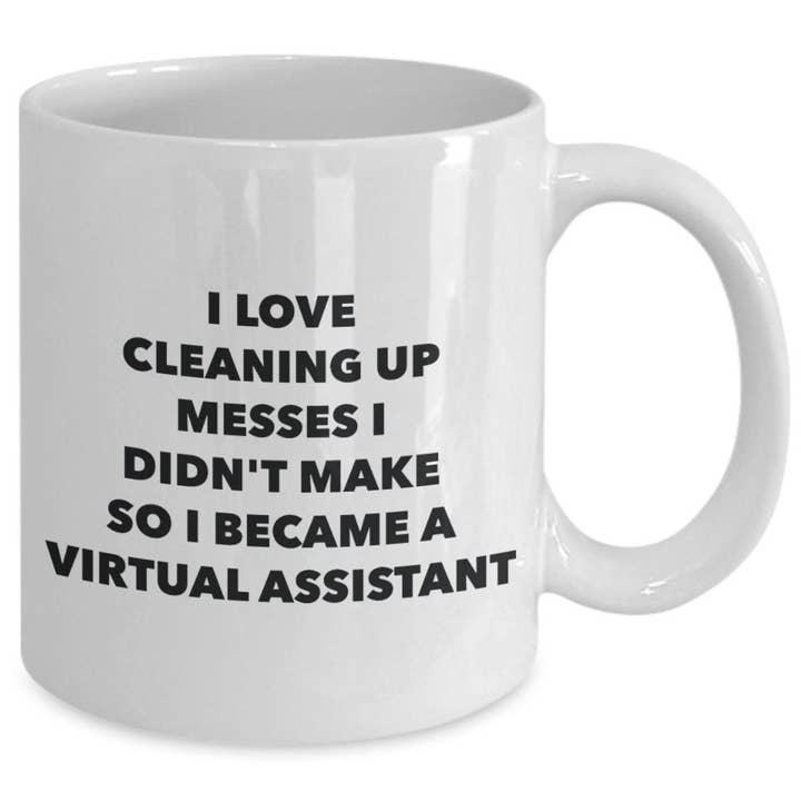 CustomHappy - Wholesale Coffee Mug - I Became a Virtual Assistant Mug